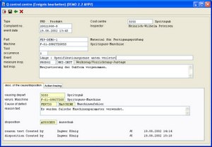 Q control centre (Ereignis bearbeiten) Q control centre (Ereignis bearbeiten)